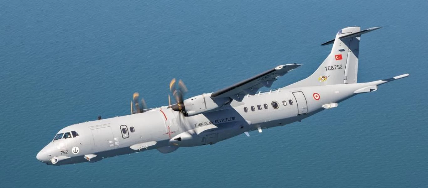 Τουρκικό ΑΦΝΣ Ρ-72 πέταξε νότια της Κρήτης υπό την επιτήρηση ΕΜΒ-145 της ΠΑ